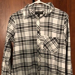 Black and White Button Down